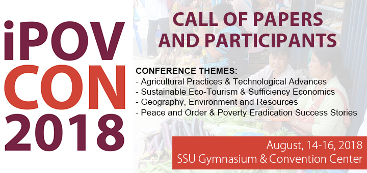 1st International Conference on Poverty Alleviation and Sustainable Development